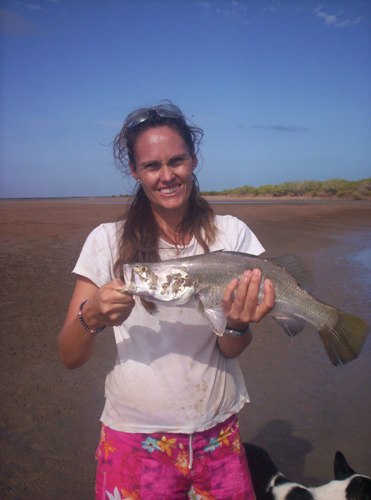 LEANNES FIRST BARRA ,HEDLAND XMAS DAY 05